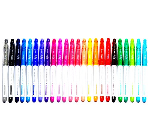 Pilot FriXion Colors Erasable Marker Pen, 24 colors set (Japan