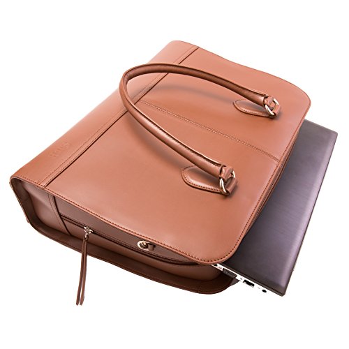 Su.B – Laptop Bag fits 15.6” 14” Inch Notebook MacBook for Professional Woman S Genuine Leather ...