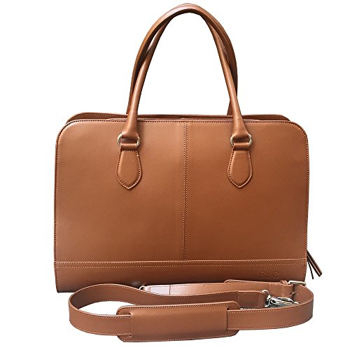 Su.B – Laptop Bag fits 15.6” 14” Inch Notebook MacBook for Professional Woman S Genuine Leather ...