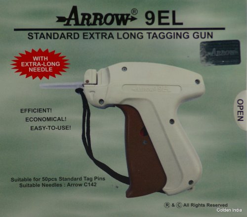 2 Arrow Standard 9EL EXTRA LONG NECK Tag Gun +5 Extra Needle +
