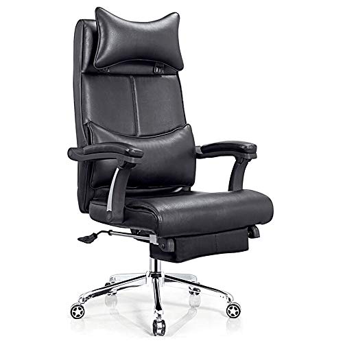 BoeWan Home Office Chair with Armrests Comfortable Swivel Executive Chairs  Leather Comfortable Office Chairs Computer Chair Padded Desk Chair Home  Office Furnitue – Office Junky